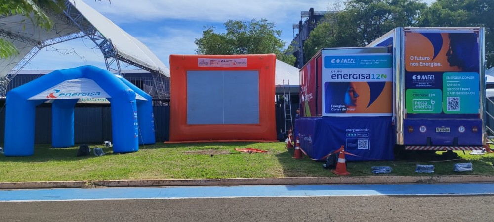 Unidade Móvel do Nossa Energia estaciona na Expogrande