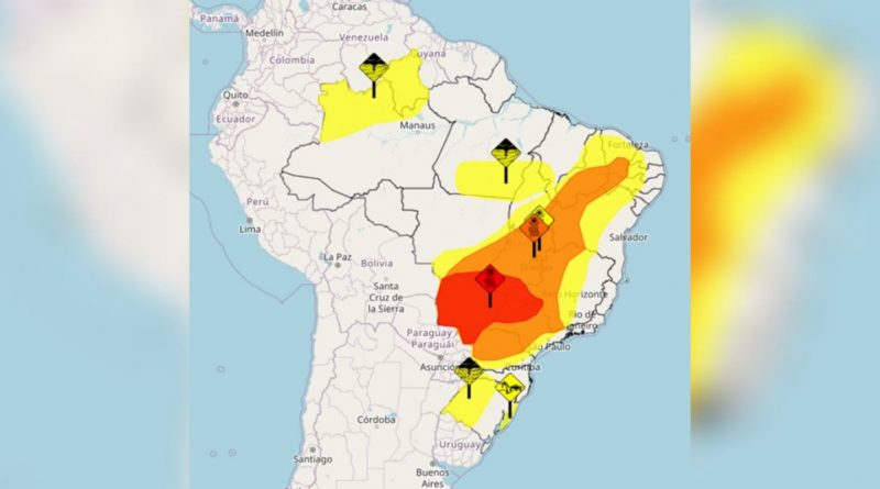 Defesa Civil alerta para umidade relativa dor ar baixa e risco de incêndio florestal