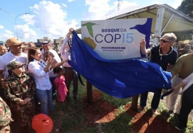 Comunidade transforma plantio do Bosque da COP15 em símbolo de participação ambiental em Campo Grande