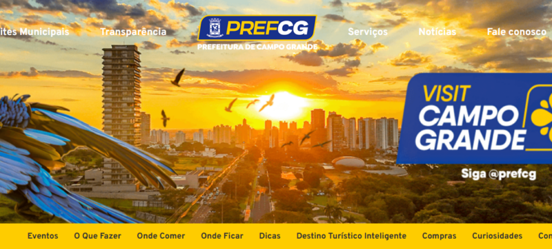 Novo “Visit CG” reúne roteiros turísticos e facilita acesso aos atrativos de Campo Grande