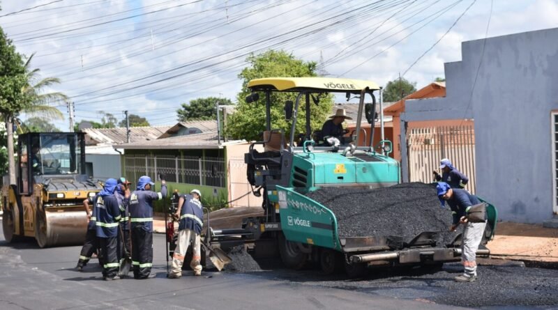 PrefCG investirá R$ 45 milhões em recapeamento nas sete regiões de Campo Grande