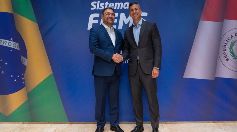 Longen recebe presidente do Paraguai e reforça integração empresarial entre MS e país vizinho