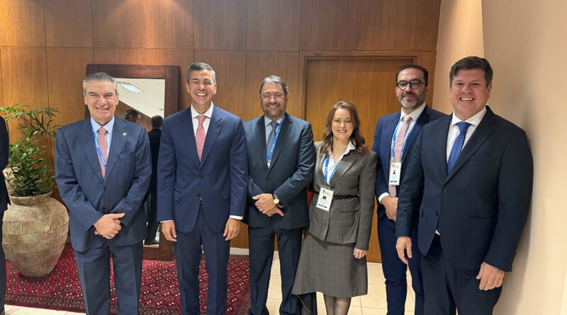 Sérgio Longen e Santiago Peña discutem medidas para ampliar negócios entre Brasil e Paraguai