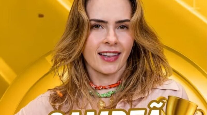 Ana Paula Renault é campeã do BBB 2026 com 75,94% dos votos